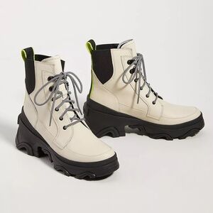 Sorel Brex Lace-up Boot in Chalk